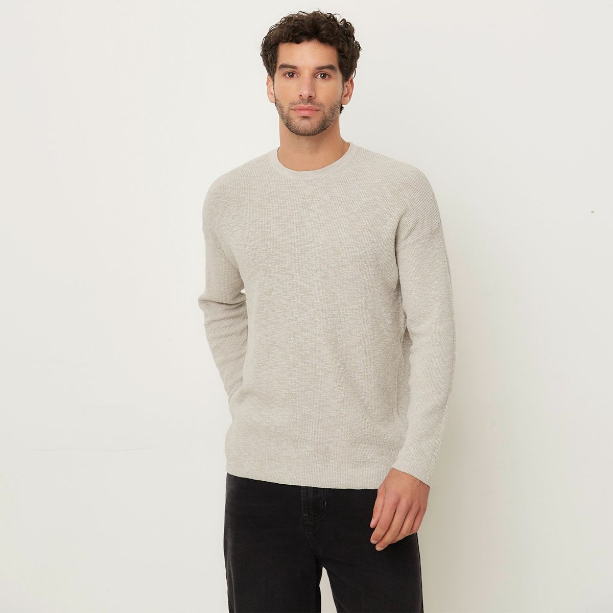 BASEMENT - Chompa Algodón Casual Hombre Basement