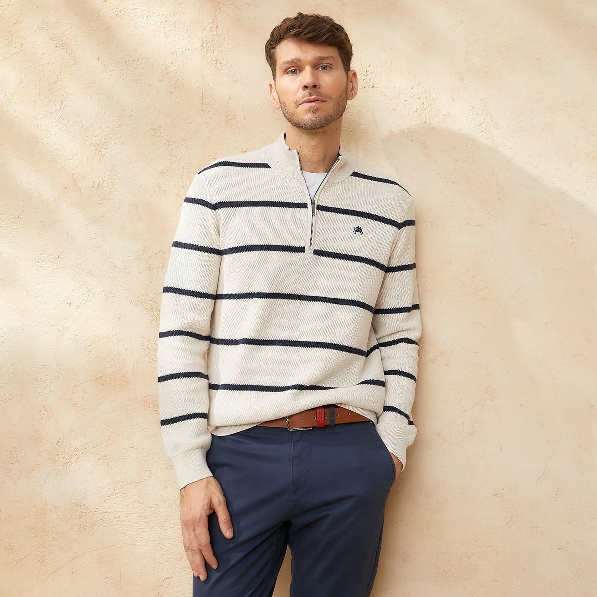 CASCAIS - Chompa 100% Algodón Casual Hombre Cascais