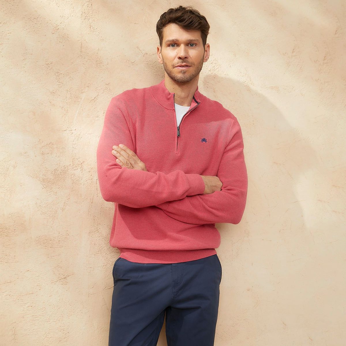 CASCAIS - Chompa 100% Algodón Casual Hombre Cascais