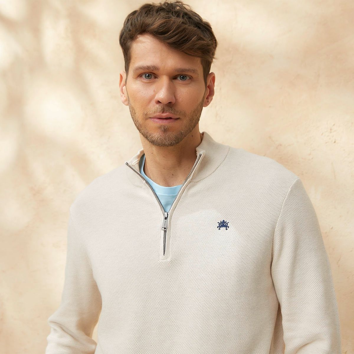 CASCAIS - Chompa 100% Algodón Casual Hombre Cascais