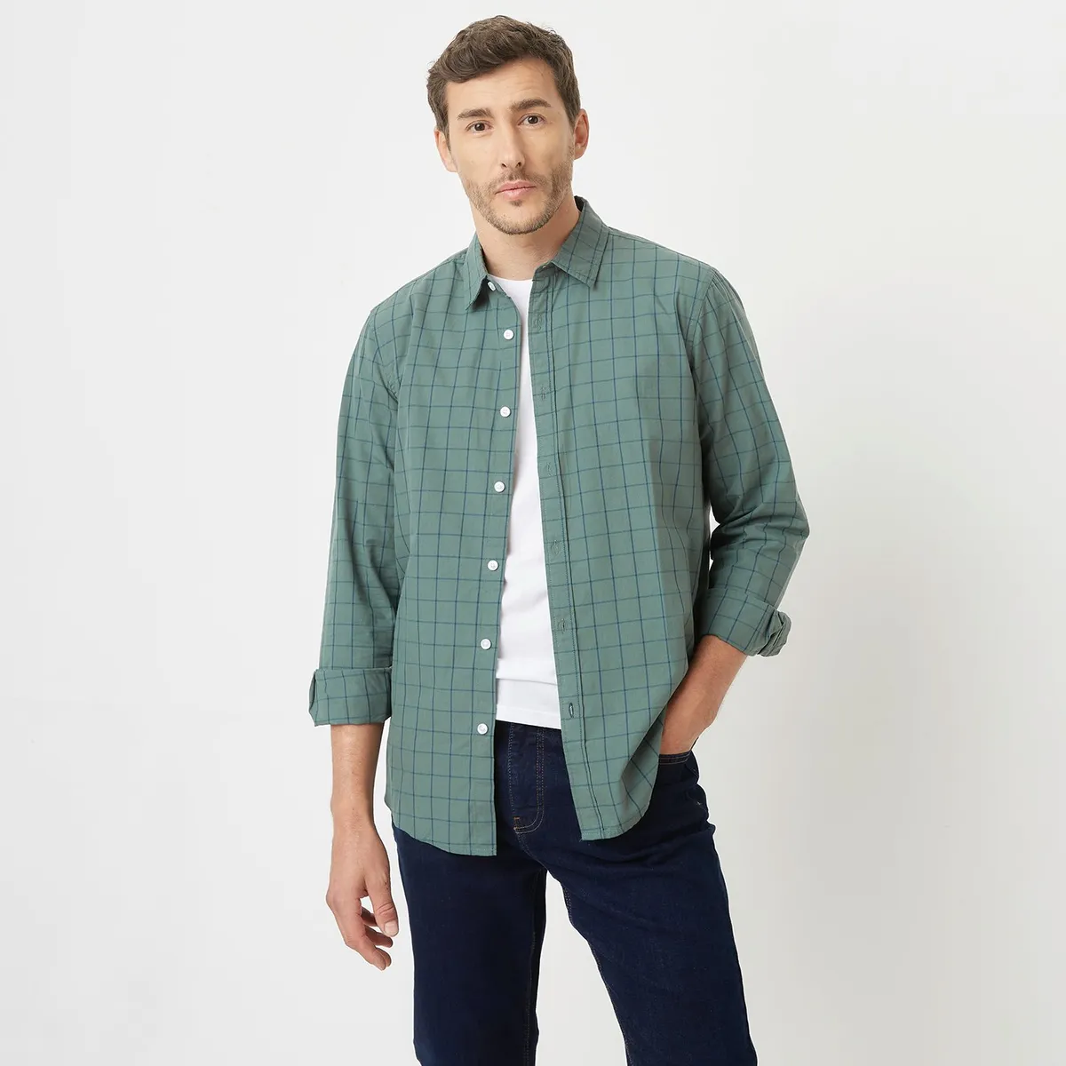 NEWPORT - Camisa Algodón Sport Hombre Newport