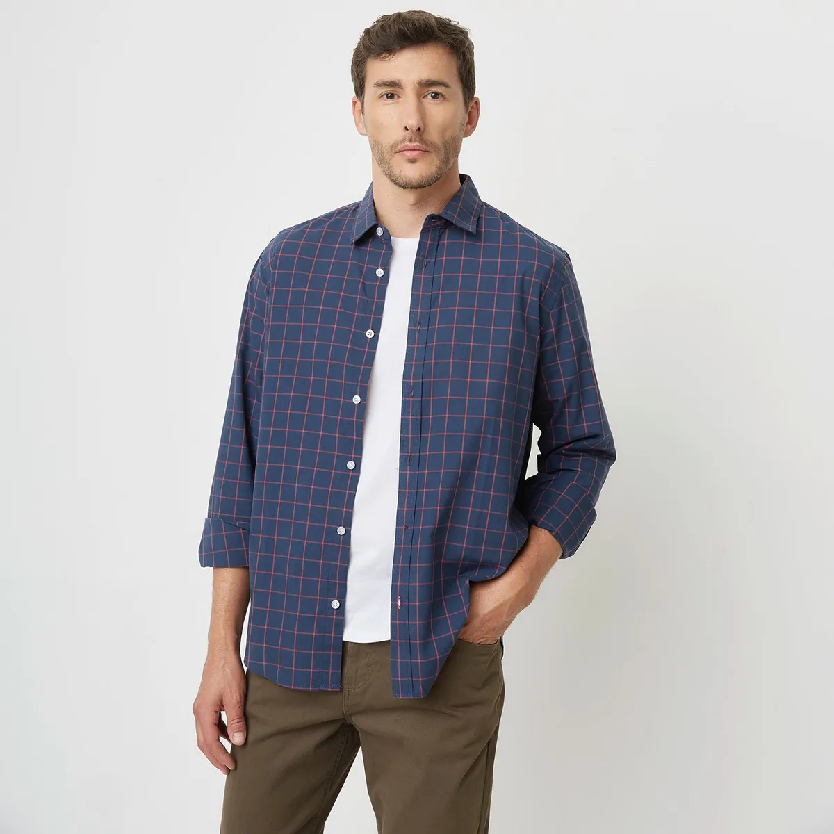 NEWPORT - Camisa Algodón Sport Hombre Newport