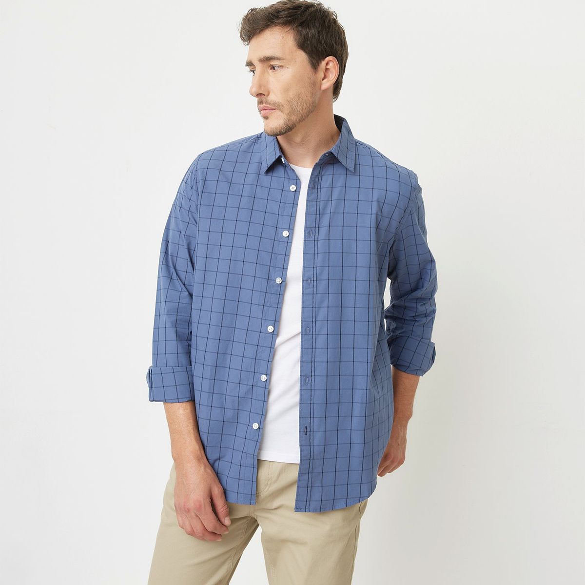 NEWPORT - Camisa Algodón Sport Hombre Newport