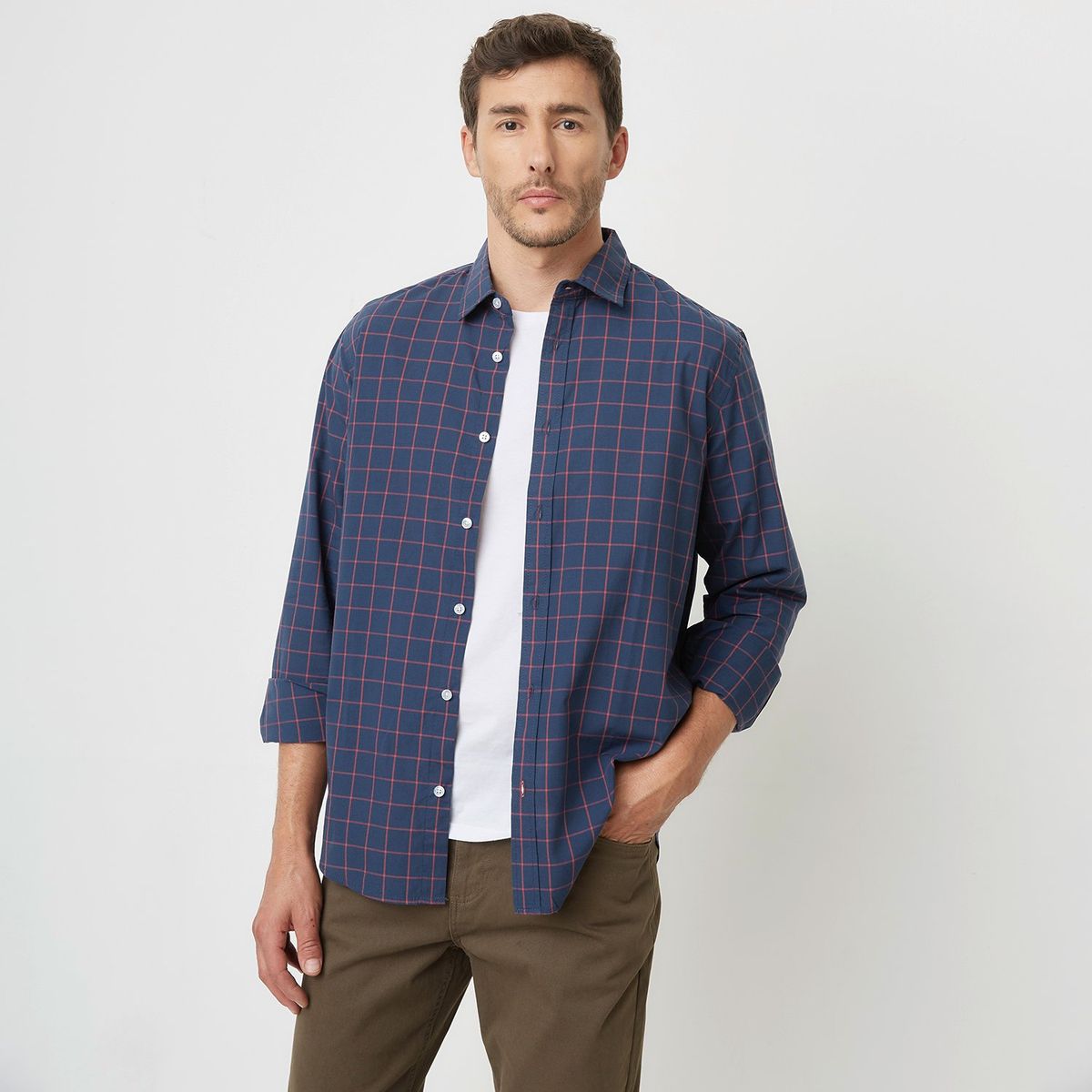 NEWPORT - Camisa Algodón Sport Hombre Newport