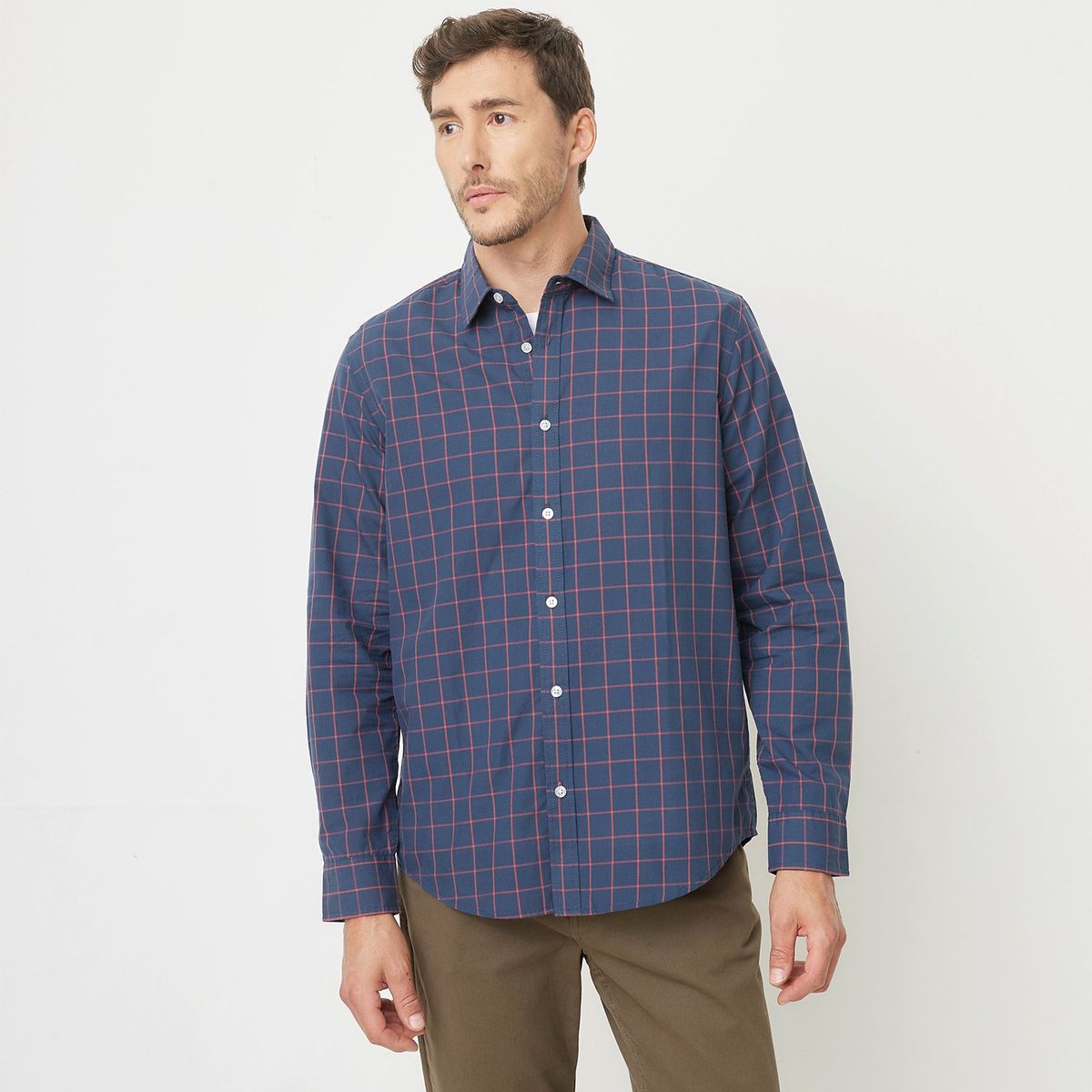 NEWPORT - Camisa Algodón Sport Hombre Newport