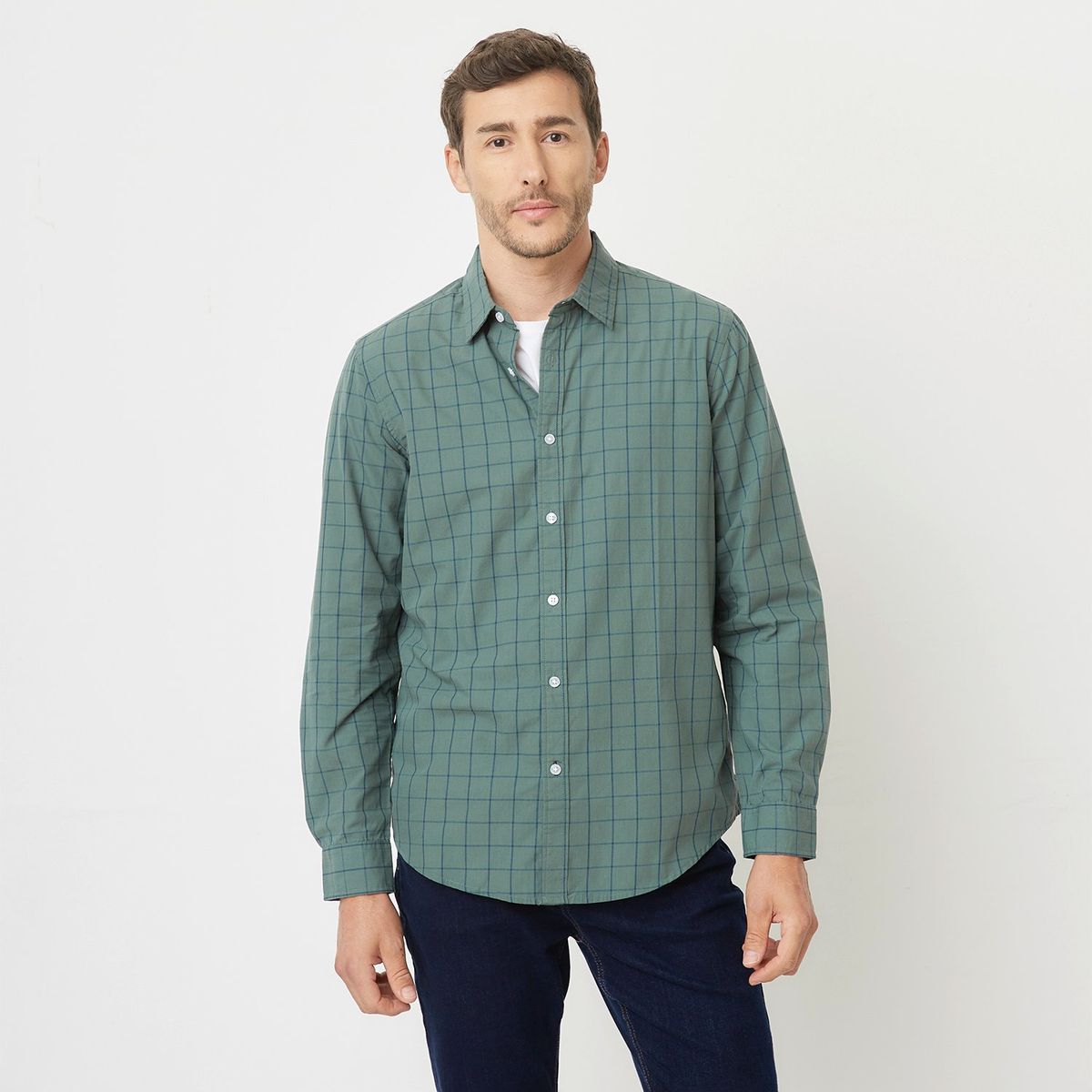 NEWPORT - Camisa Algodón Sport Hombre Newport