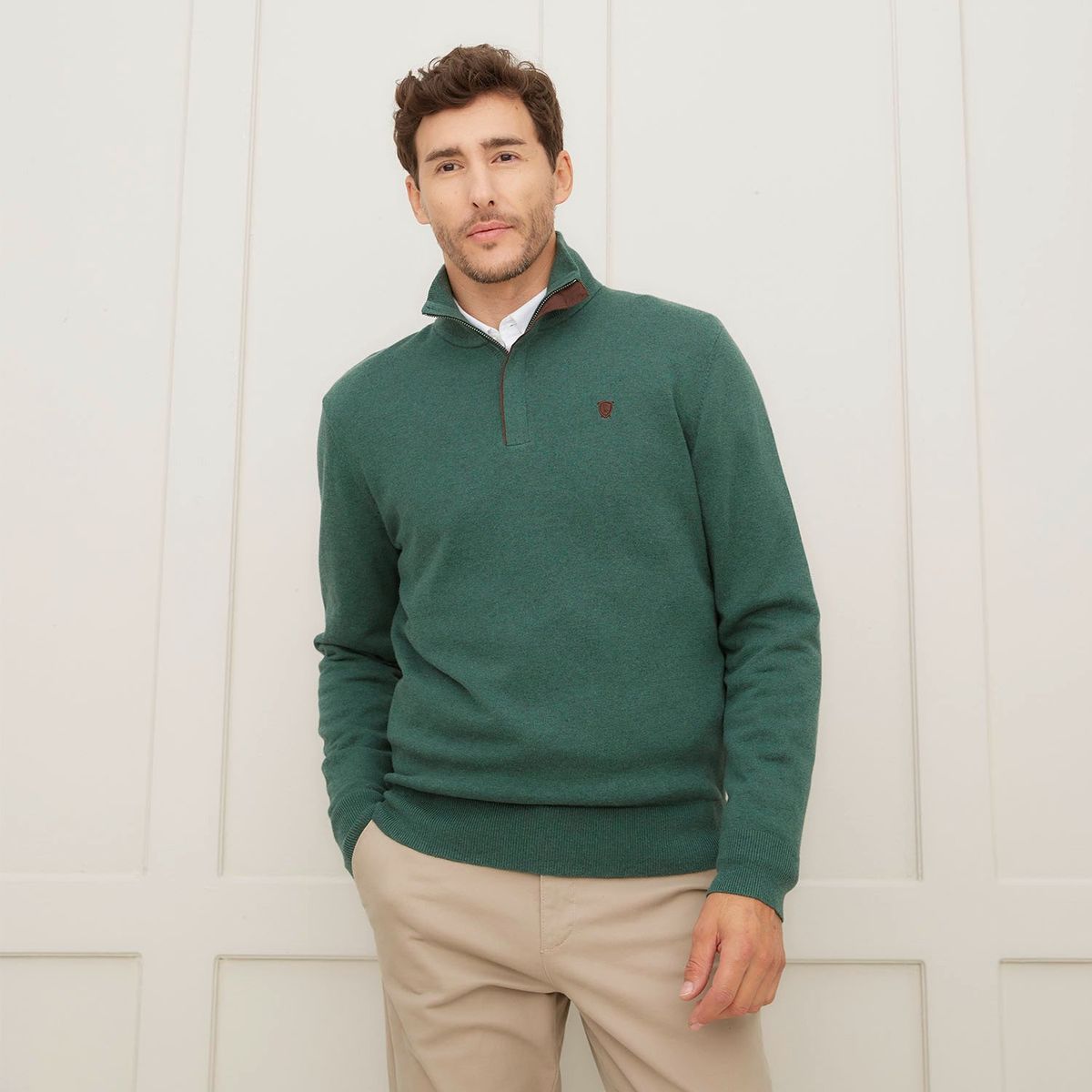 CHRISTIAN LACROIX - Chompa 100% Algodón Sport Hombre Christian Lacroix