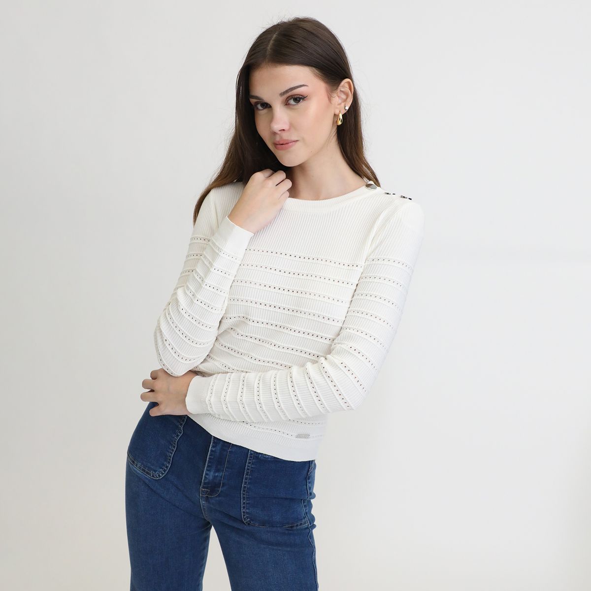 MOSSIMO - Sweater Casual Mujer Mossimo