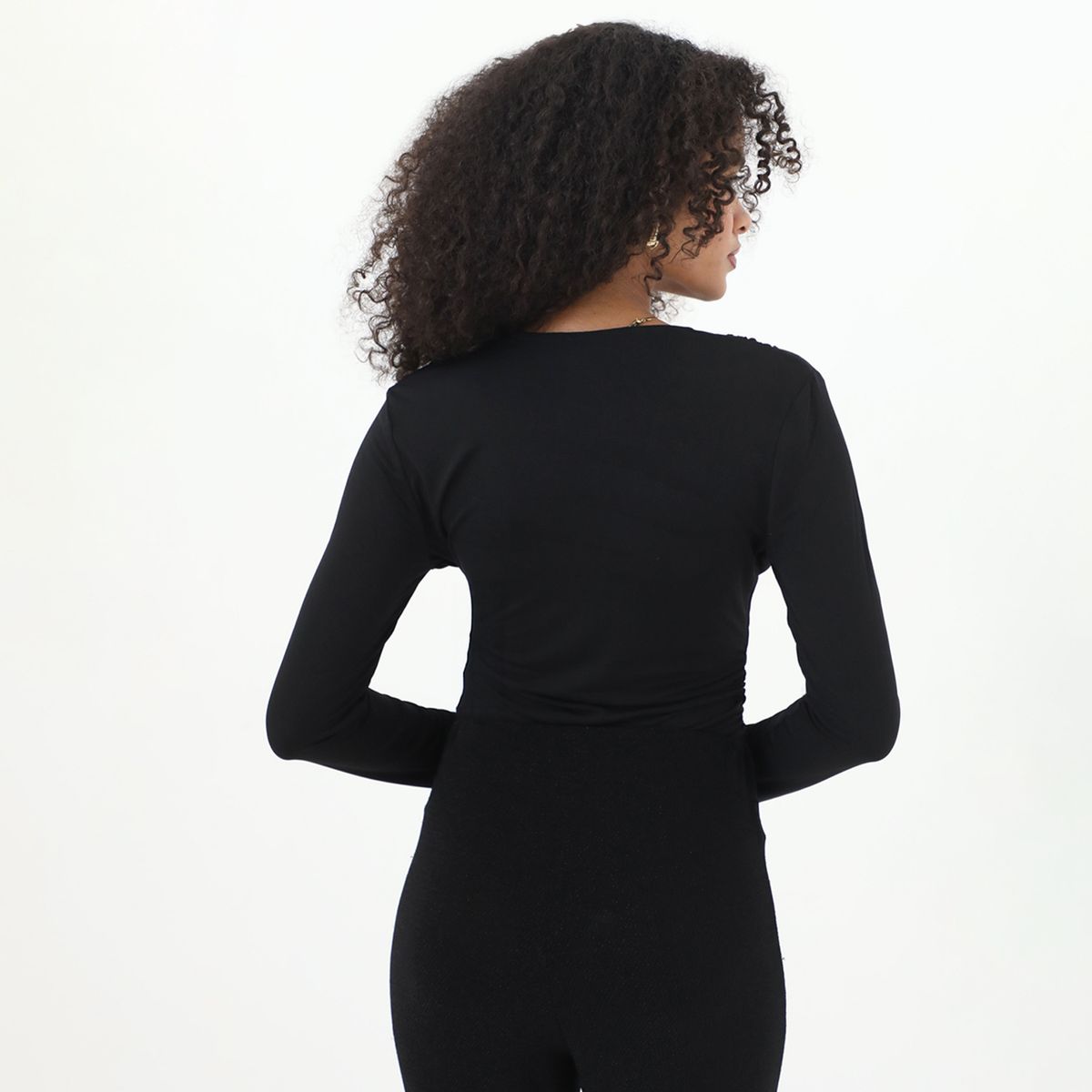 MOSSIMO - Body Manga Larga Casual Mujer Mossimo