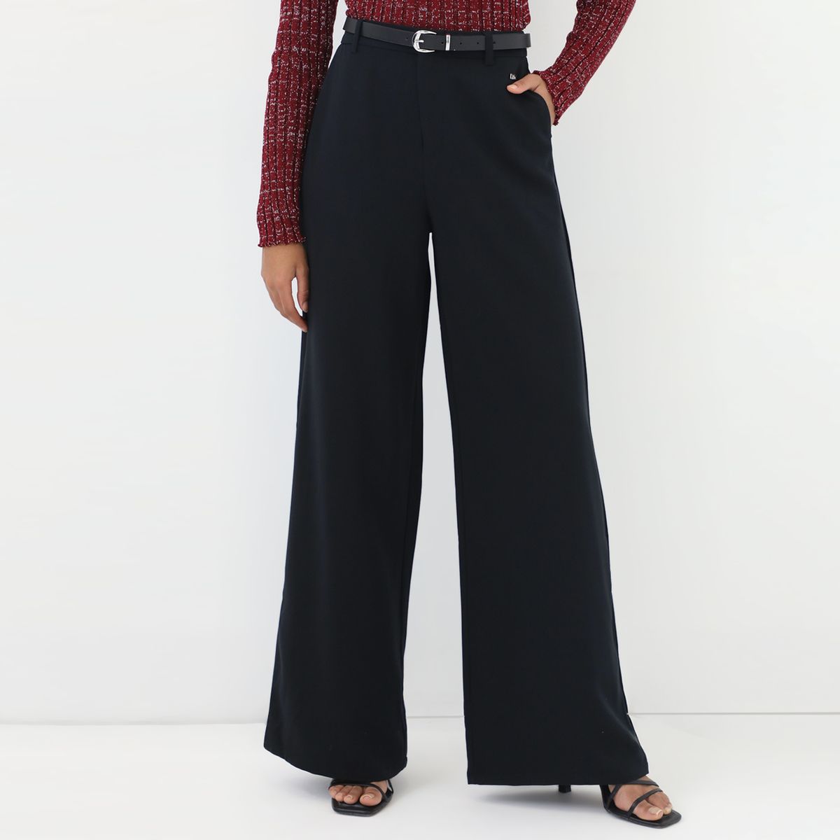 MOSSIMO - Pantalón Flare Mujer Mossimo