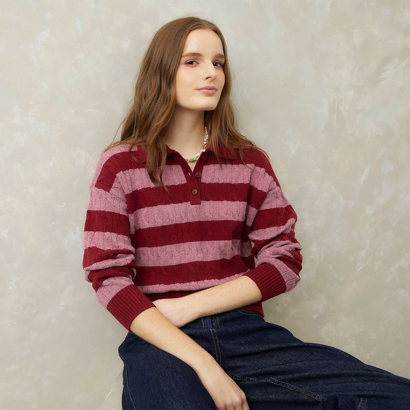 SYBILLA - Chompa Casual Mujer Sybilla