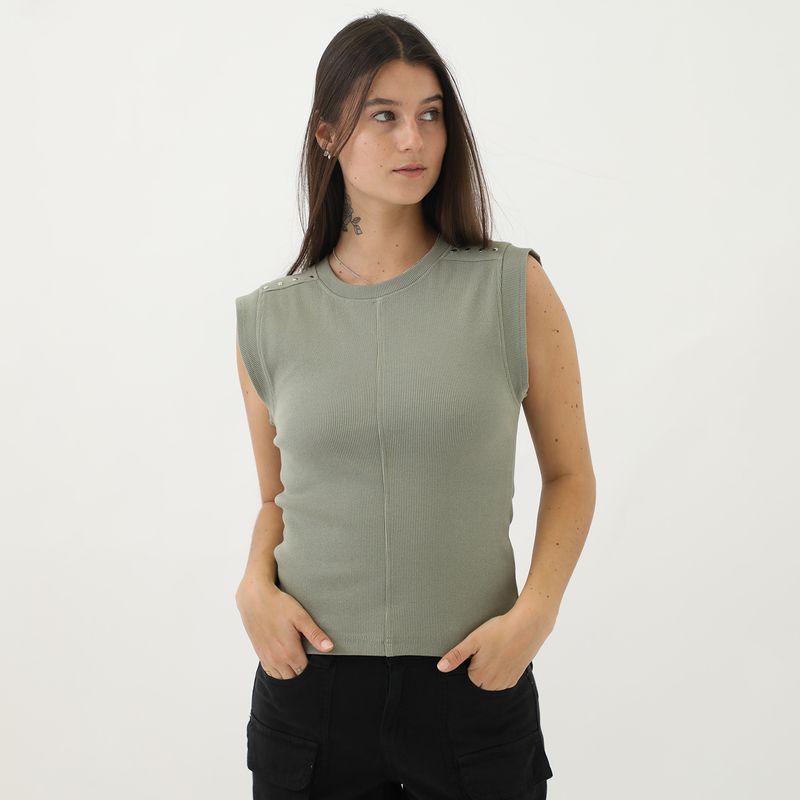 DENIMLAB - Polo Casual Mujer Denimlab