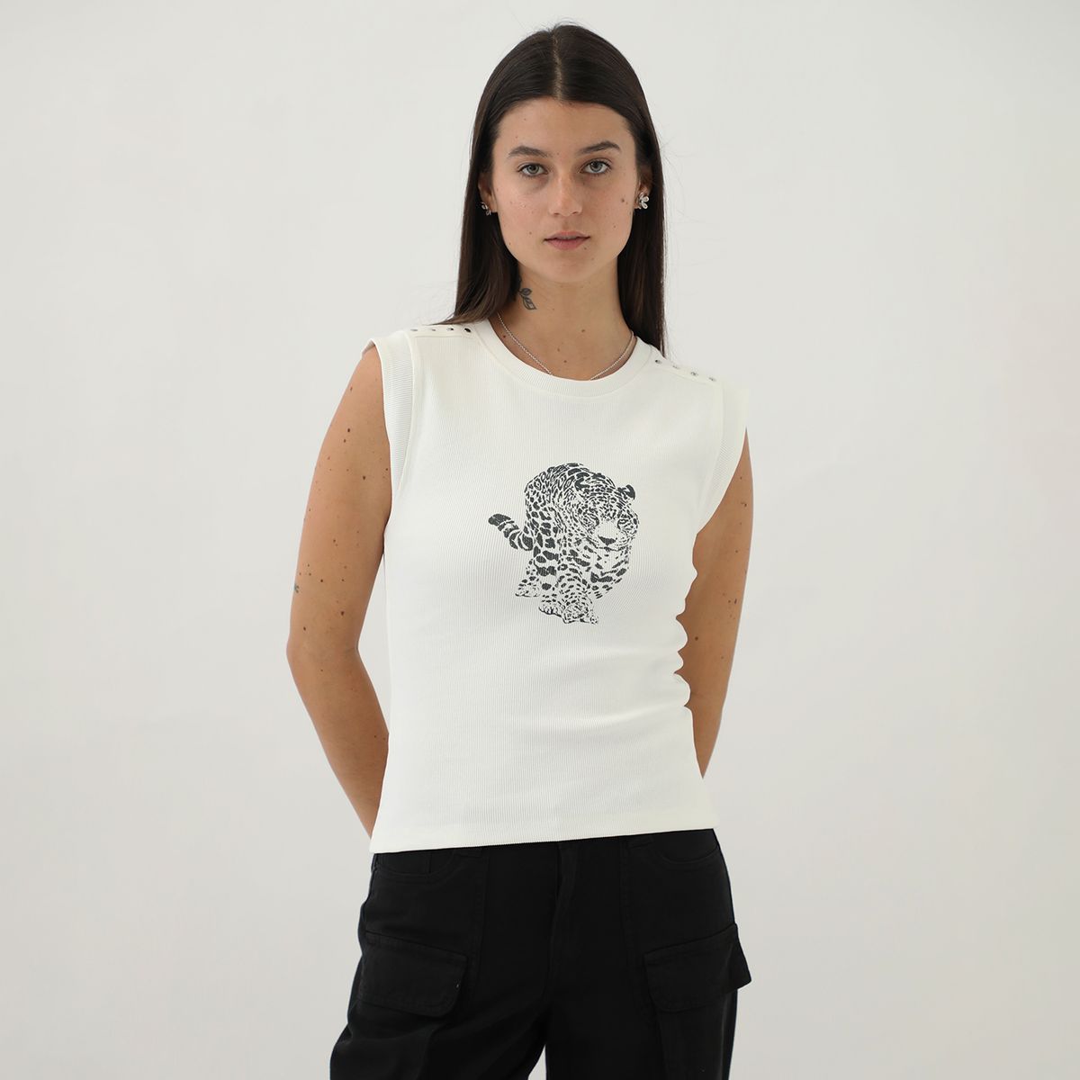 DENIMLAB - Polo Casual Mujer Denimlab