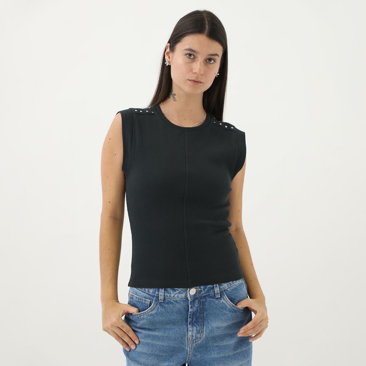 DENIMLAB - Polo Casual Mujer Denimlab