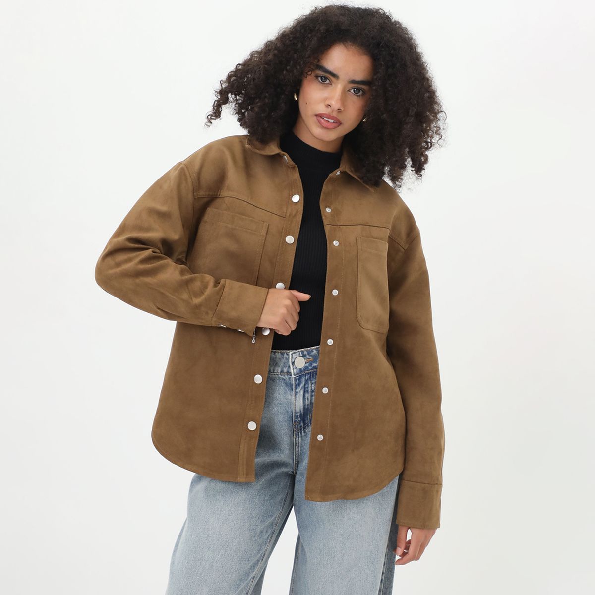 DENIMLAB - Sobrecamisa Casual Mujer Denimlab