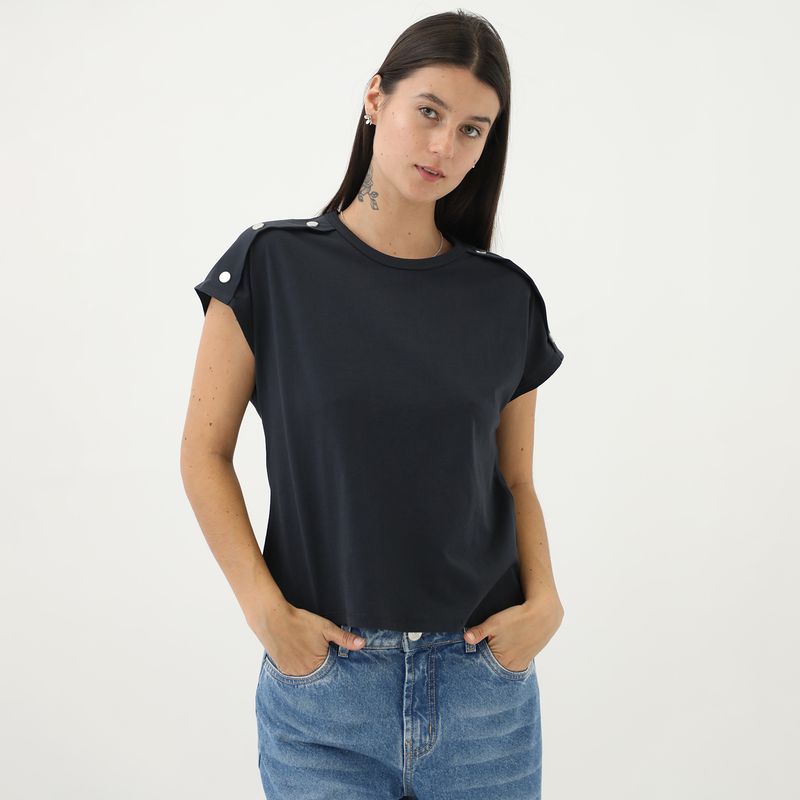 DENIMLAB - Polo Casual Mujer Denimlab
