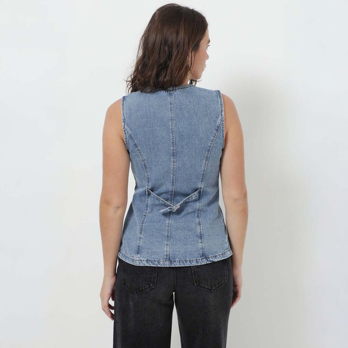 DENIMLAB - Chaleco Casual Mujer Denimlab