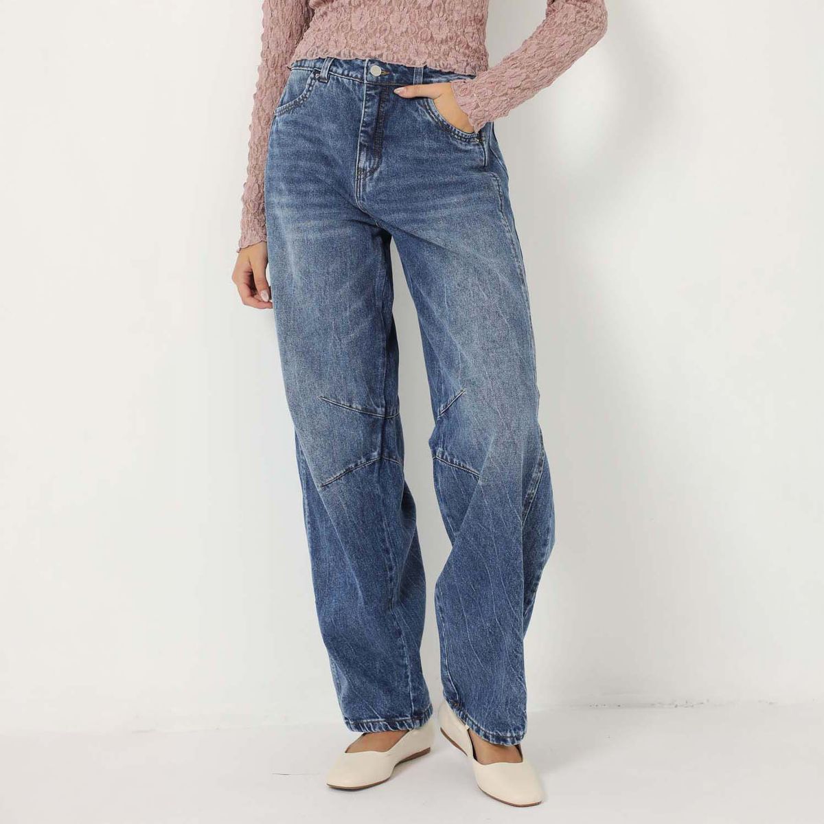 SYBILLA - Jean Balloon Mujer Sybilla