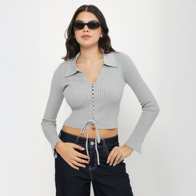 SYBILLA - Chompa Casual Mujer Sybilla