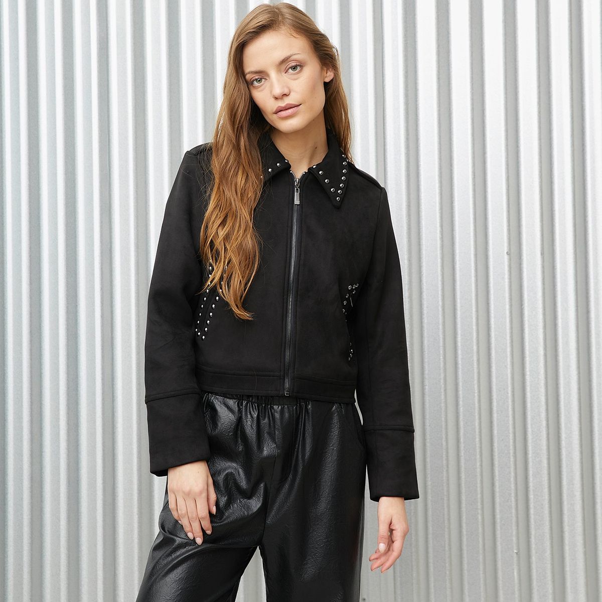 DENIMLAB - Casaca Suede Mujer Denimlab