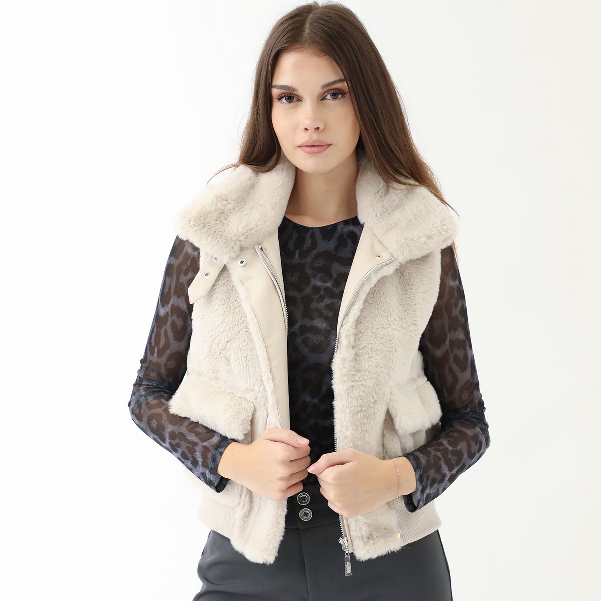 MOSSIMO - Chaleco Casual Mujer Mossimo