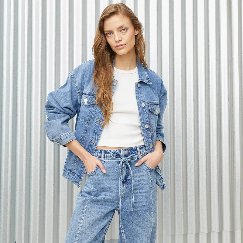 DENIMLAB - Casaca De Jean Mujer Denimlab