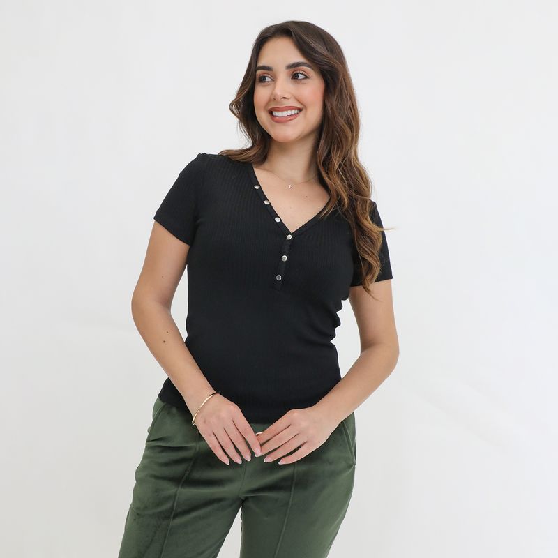 MOSSIMO - Polo Casual Mujer Mossimo