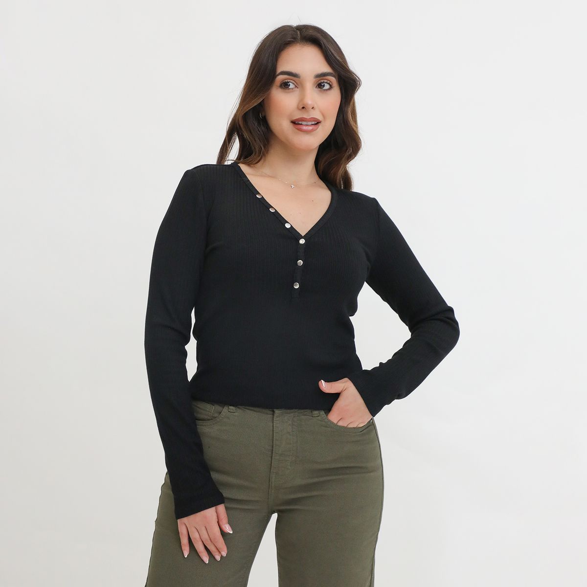 MOSSIMO - Polo Casual Mujer Mossimo