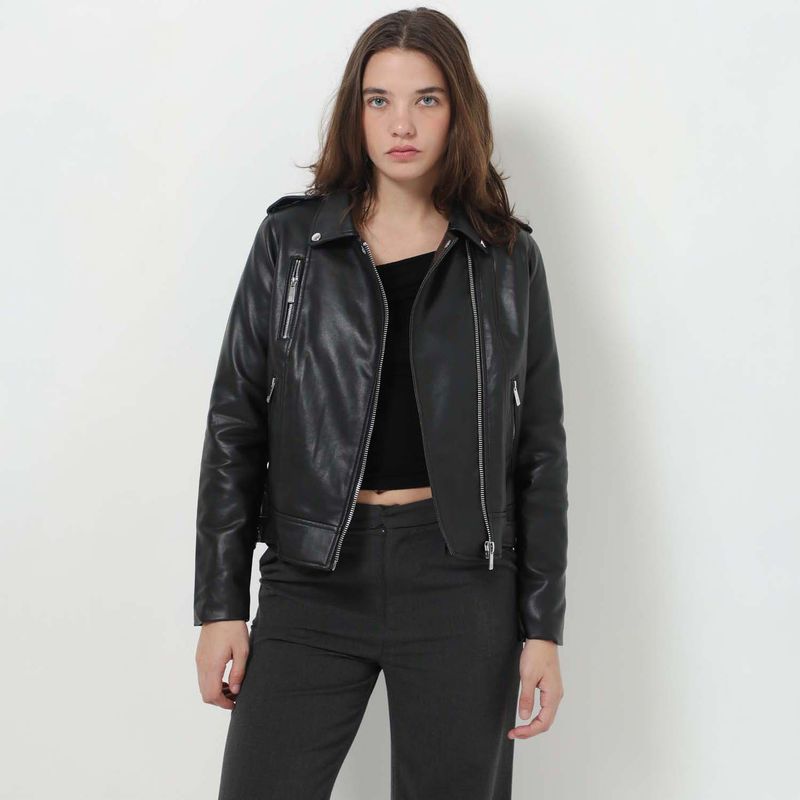 DENIMLAB - Casaca Biker Mujer Denimlab