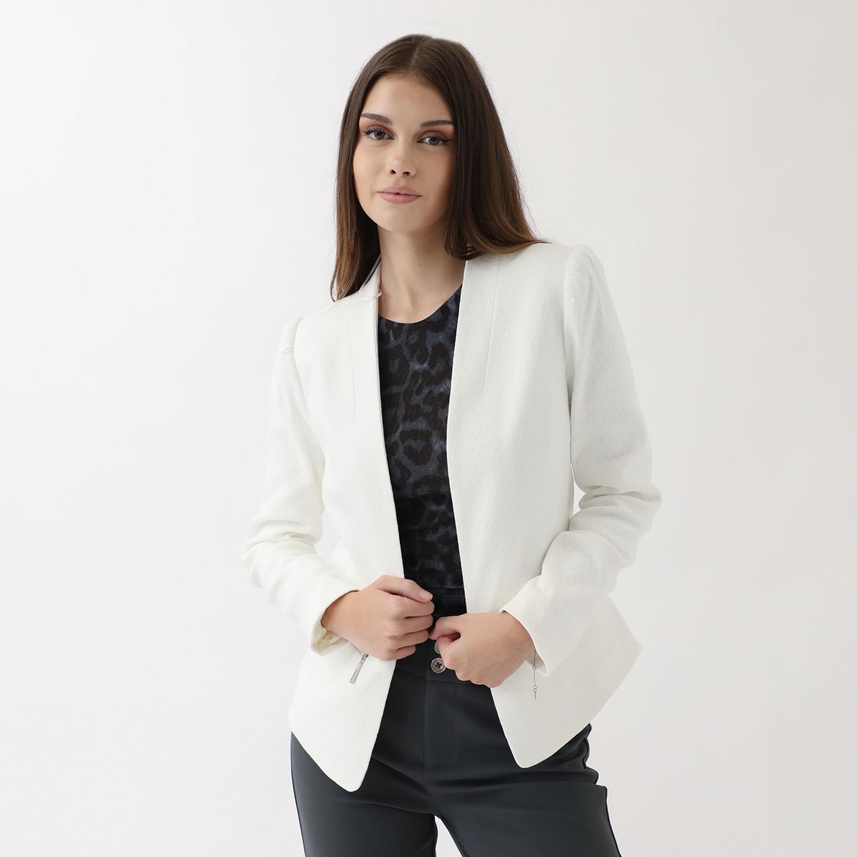 MOSSIMO - Blazer Corto Mujer Mossimo