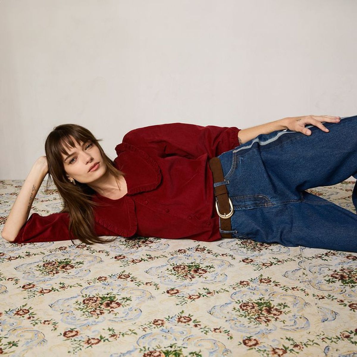 BASEMENT - Blusa Manga Larga Casual Mujer Basement