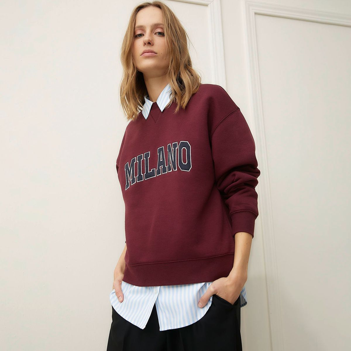 BASEMENT - Polera Algodón Mujer Basement