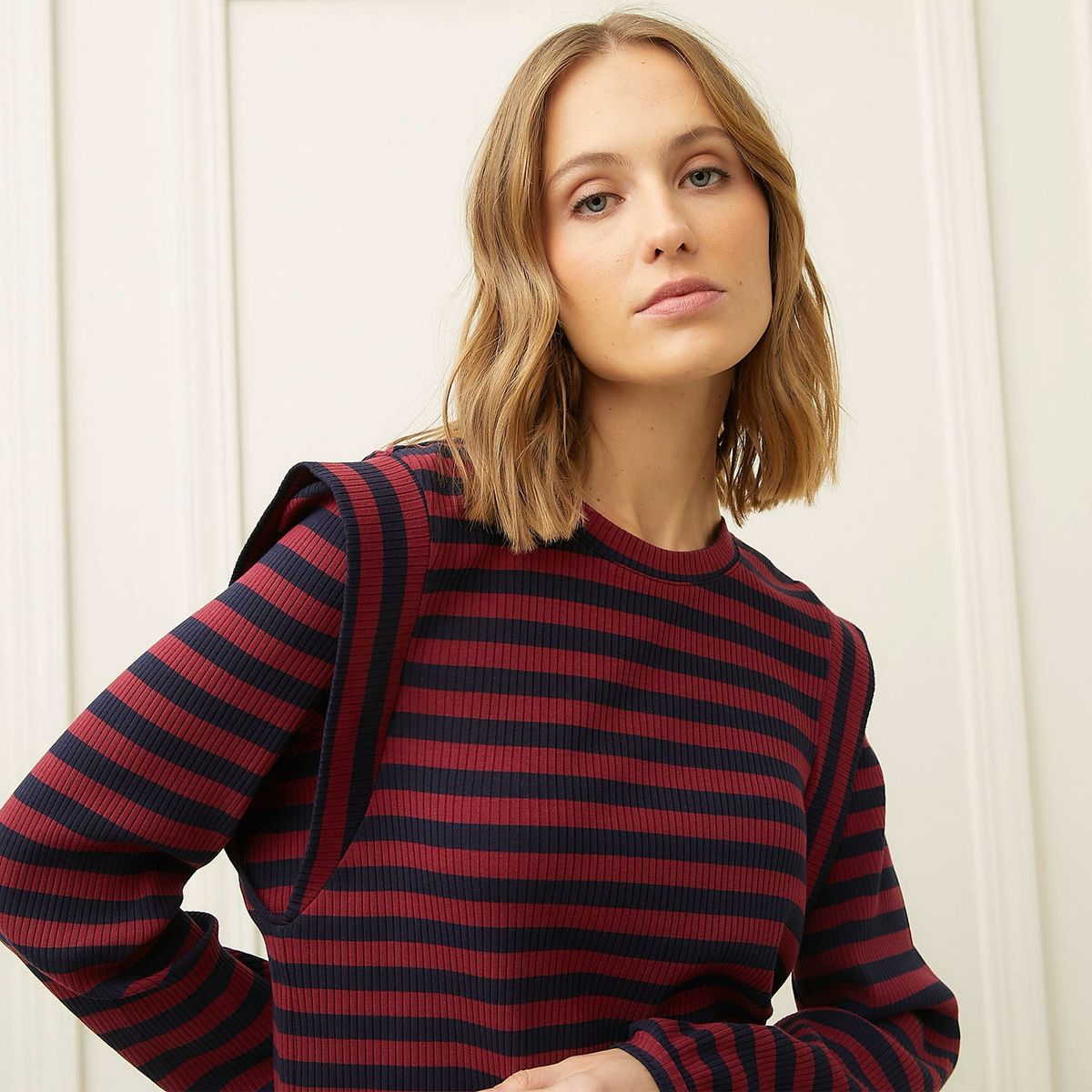 BASEMENT - Polo Manga Larga Casual Mujer Basement