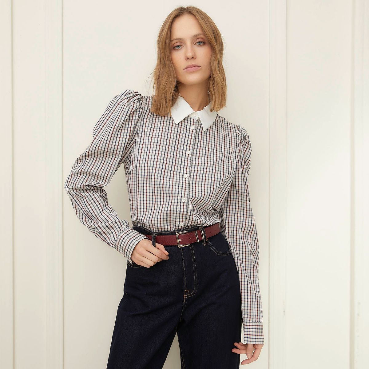 BASEMENT - Blusa Manga Larga Casual Mujer Basement