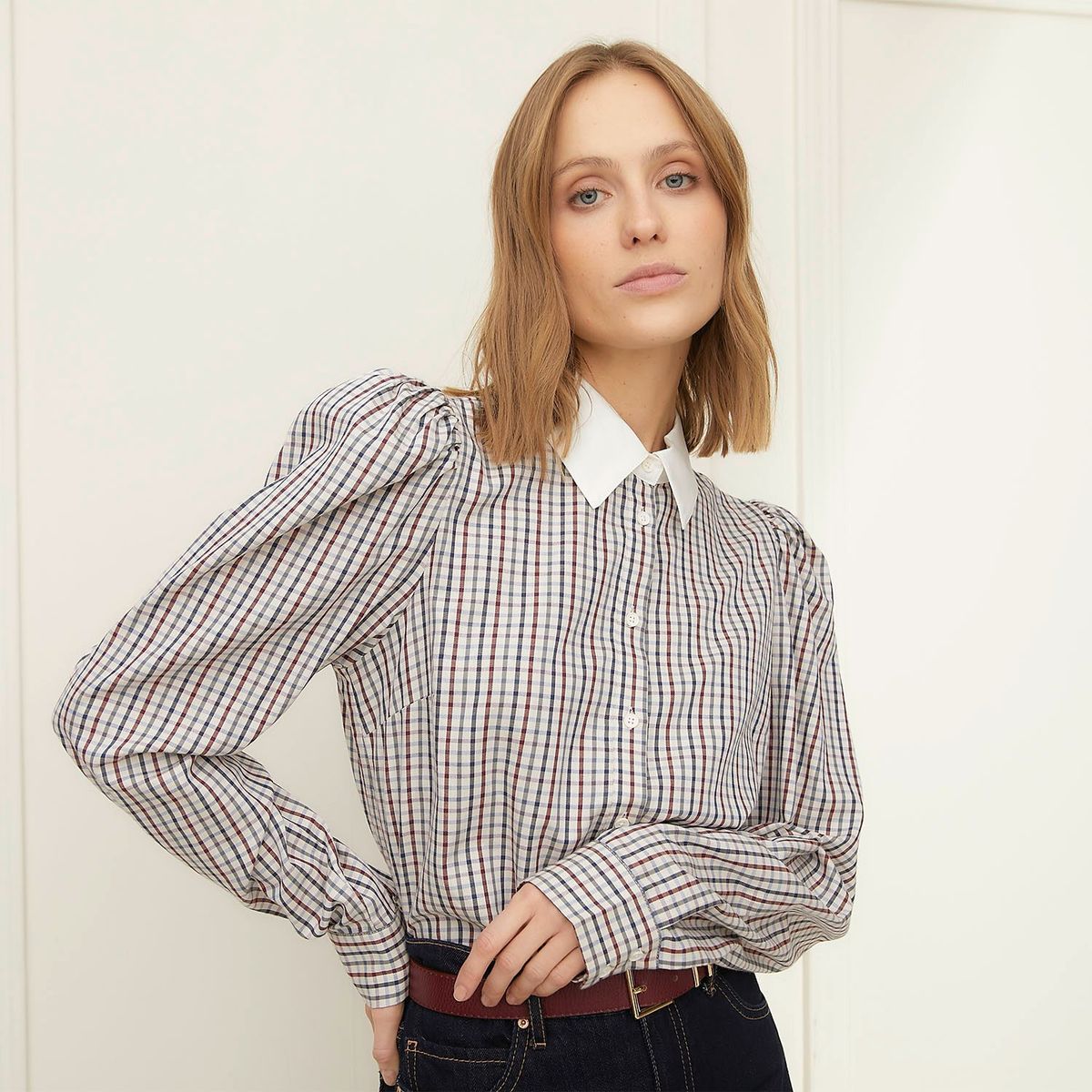 BASEMENT - Blusa Manga Larga Casual Mujer Basement