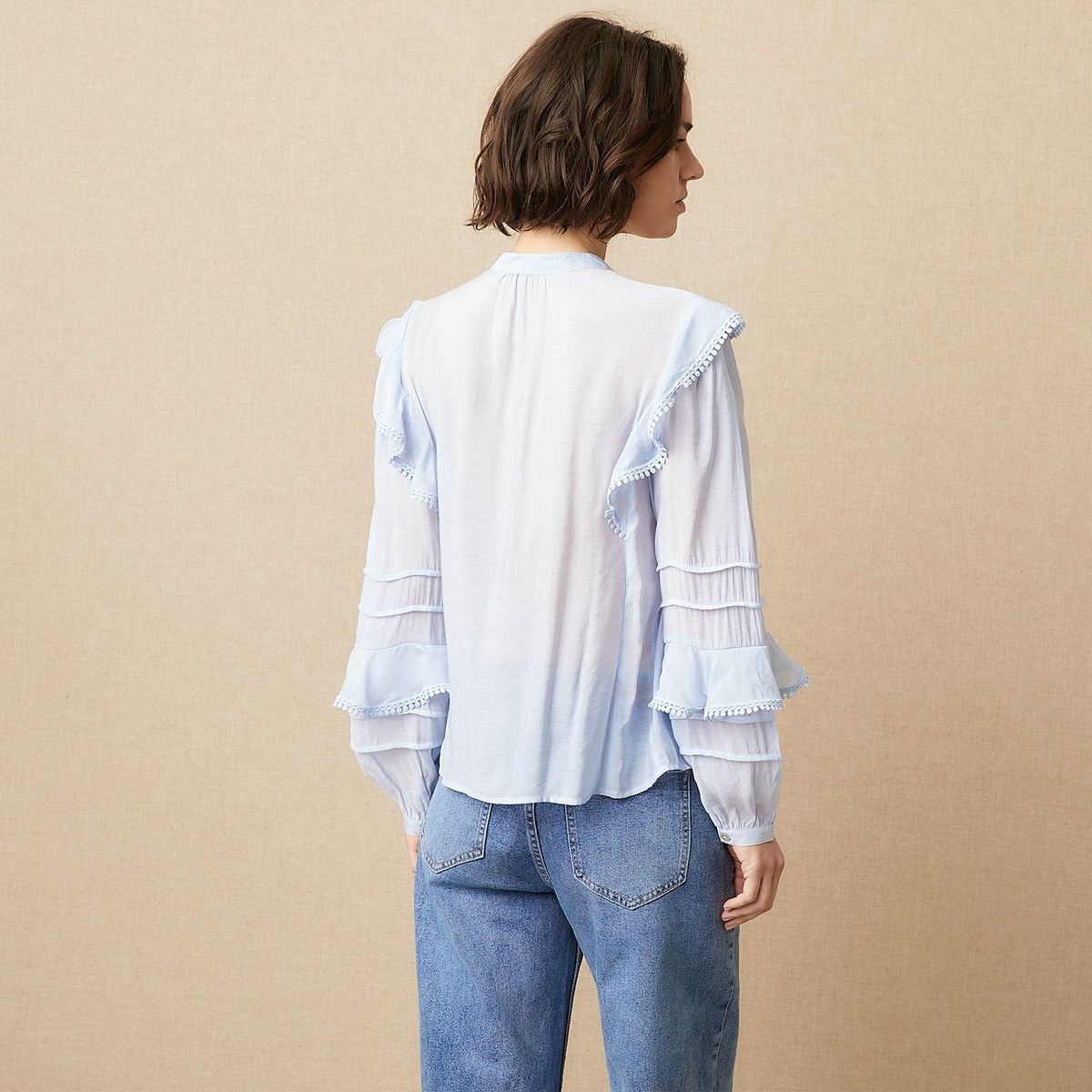 UNIVERSITY CLUB - Blusa Manga Larga Casual Mujer University Club