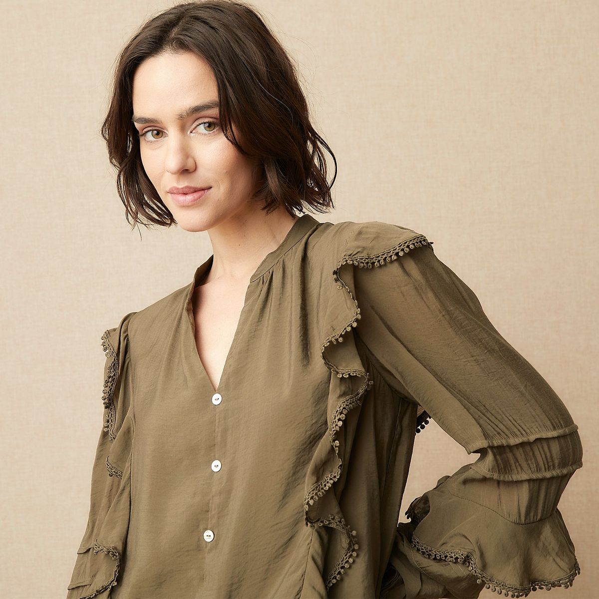 UNIVERSITY CLUB - Blusa Manga Larga Casual Mujer University Club