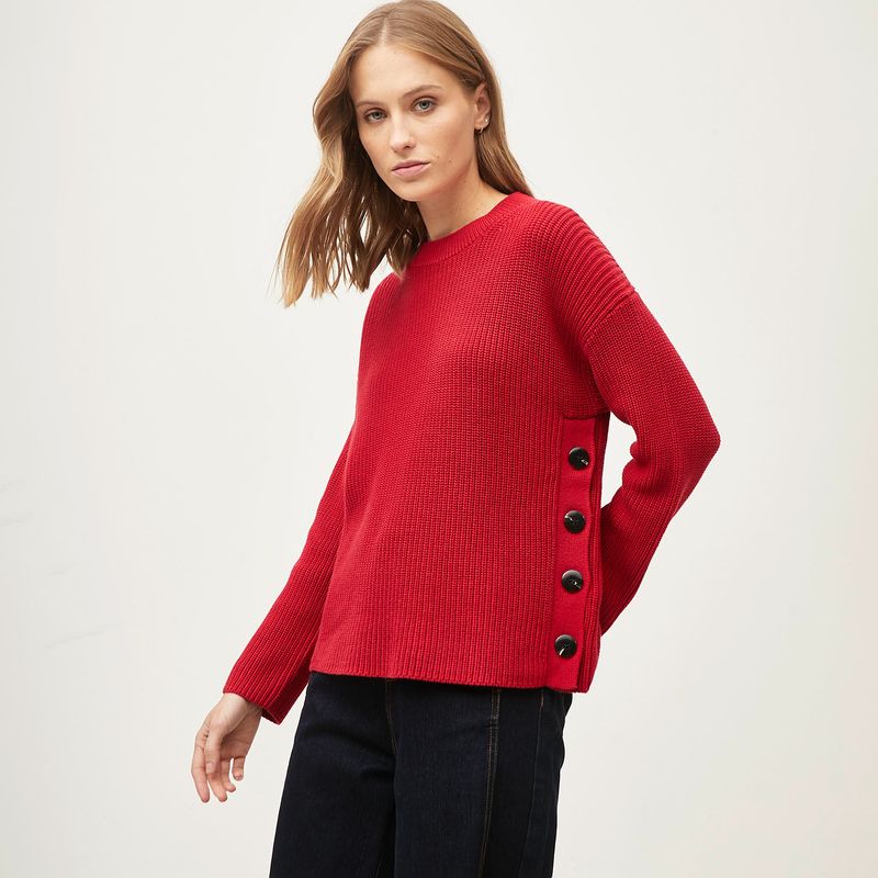 BASEMENT - Chompa 100% Algodón Mujer Basement