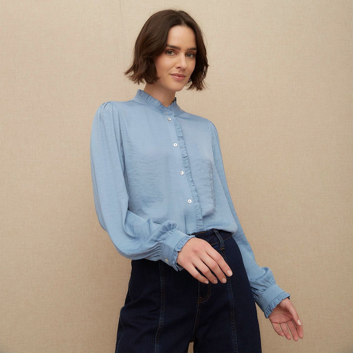 UNIVERSITY CLUB - Blusa Manga Larga Casual Mujer University Club