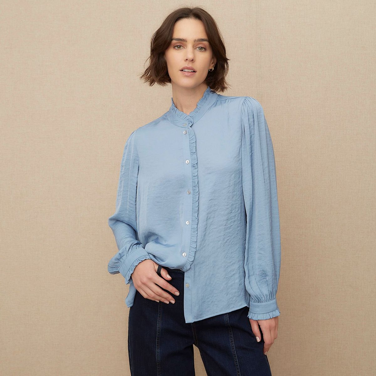 UNIVERSITY CLUB - Blusa Manga Larga Casual Mujer University Club