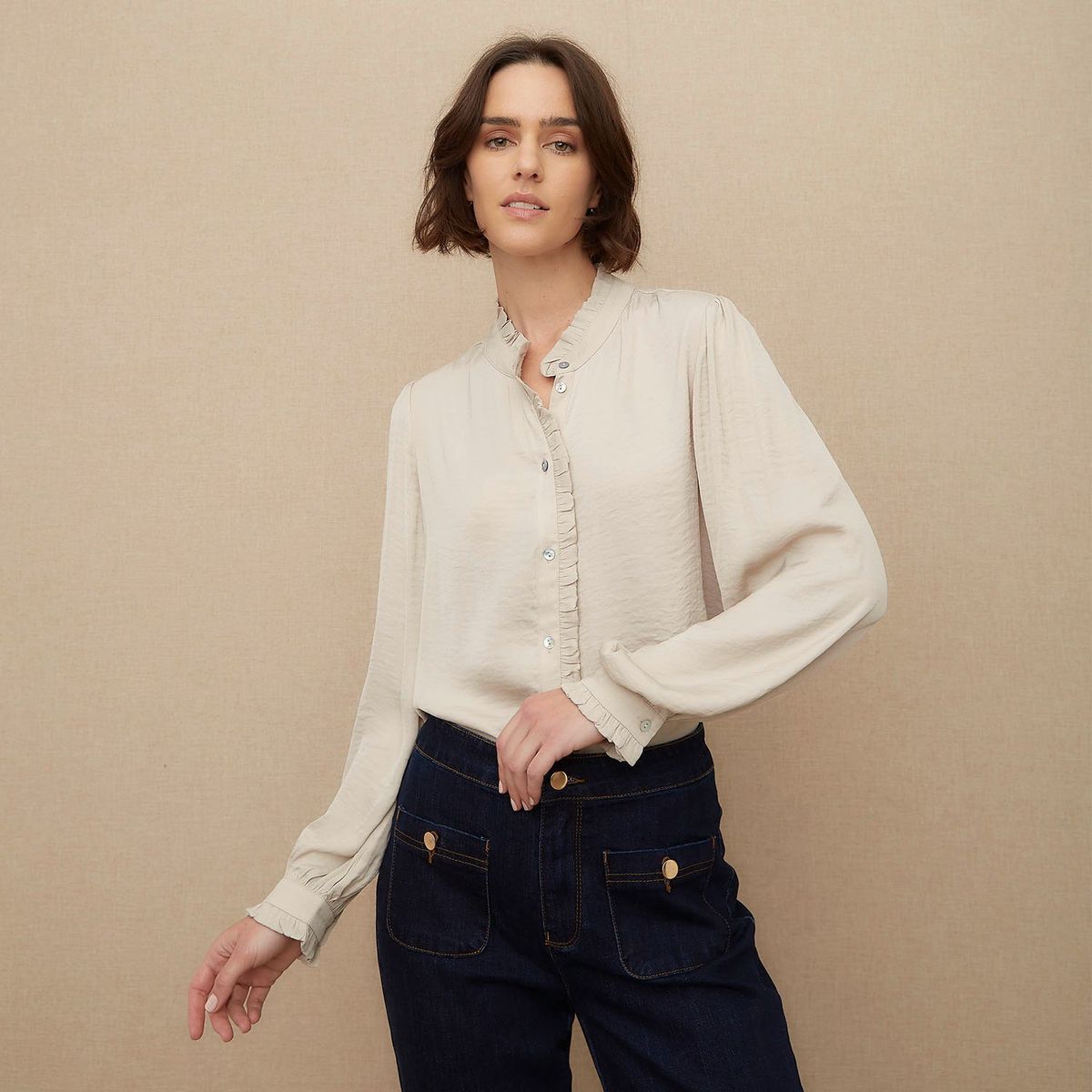 UNIVERSITY CLUB - Blusa Manga Larga Casual Mujer University Club