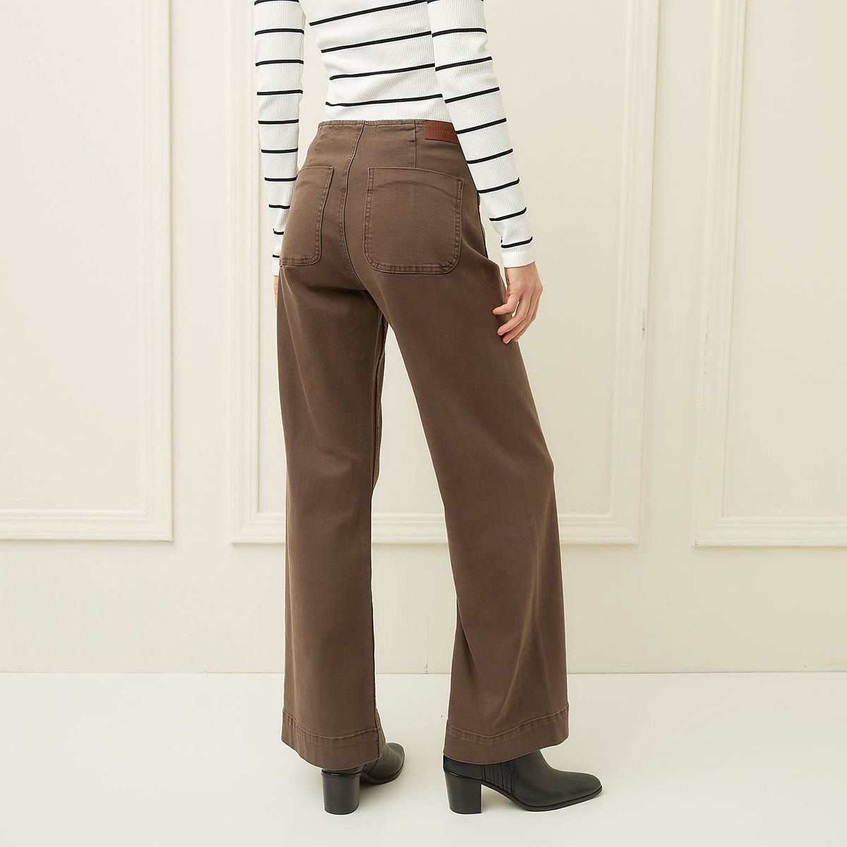 BASEMENT - Jean Wide Algodón Mujer Basement