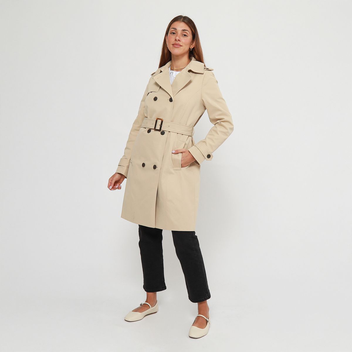 BASEMENT - Trench Casual Mujer Basement