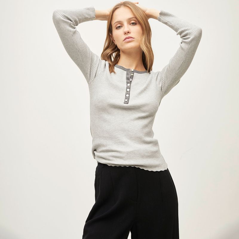 BASEMENT - Chompa Casual Mujer Basement