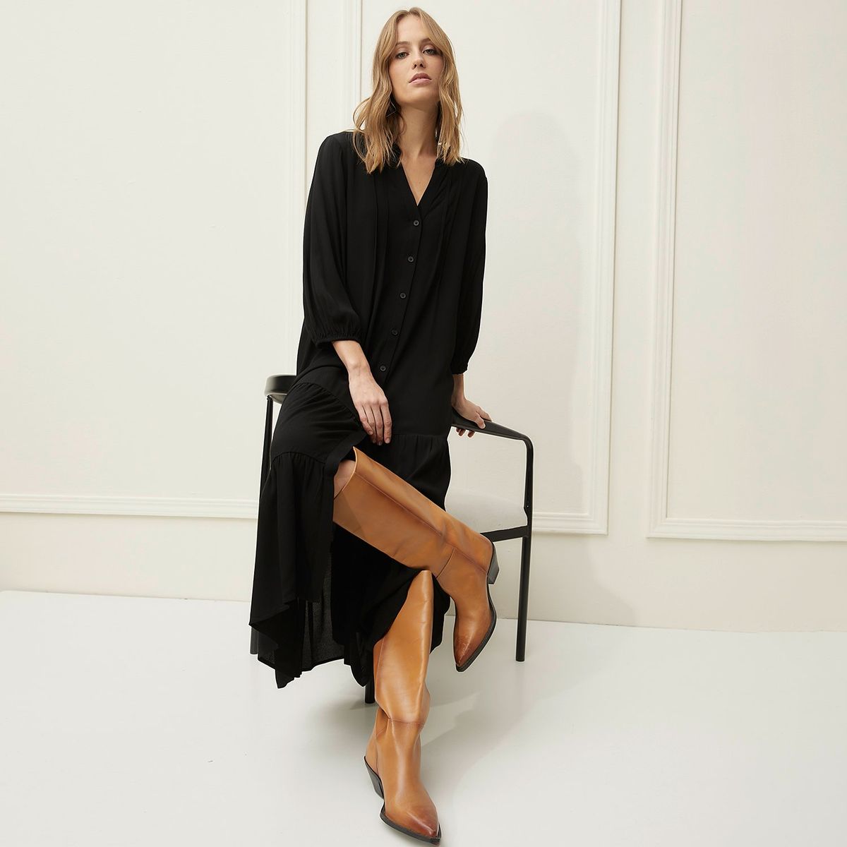 BASEMENT - Vestido Corto Casual Mujer Basement