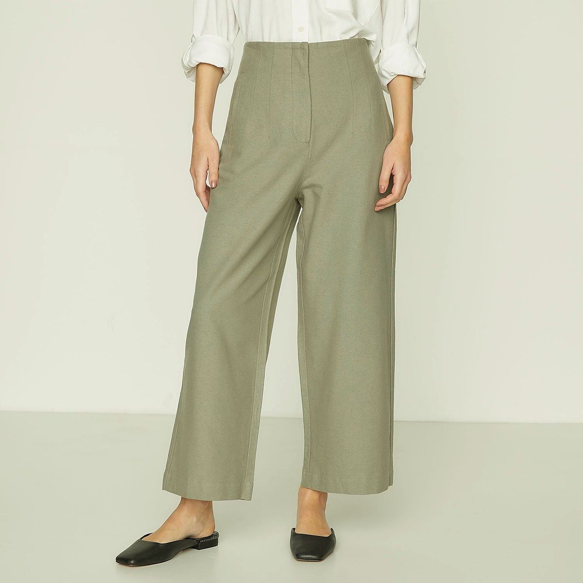 APOLOGY - Pantalón Culotte Algodón Mujer Apology