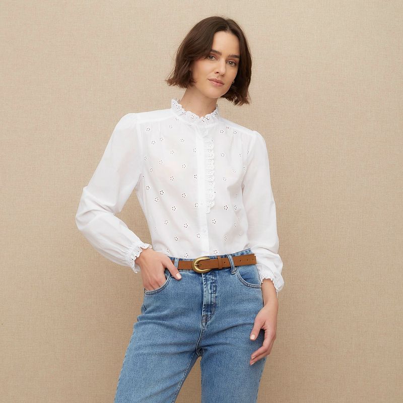 UNIVERSITY CLUB - Blusa Manga Larga Casual Mujer University Club