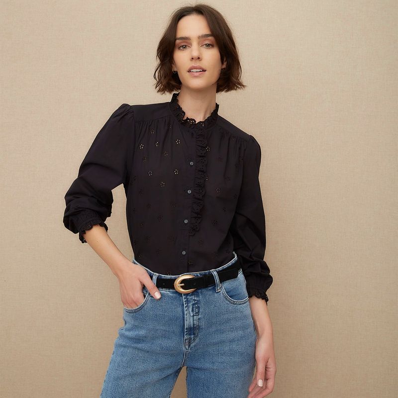 UNIVERSITY CLUB - Blusa Manga Larga Casual Mujer University Club