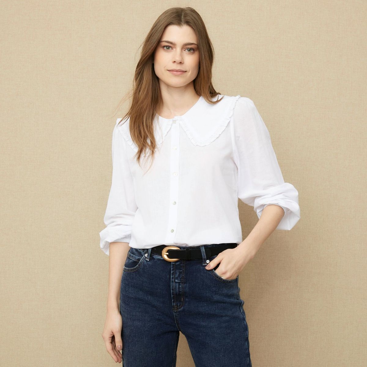 UNIVERSITY CLUB - Blusa Manga Larga Casual Mujer University Club