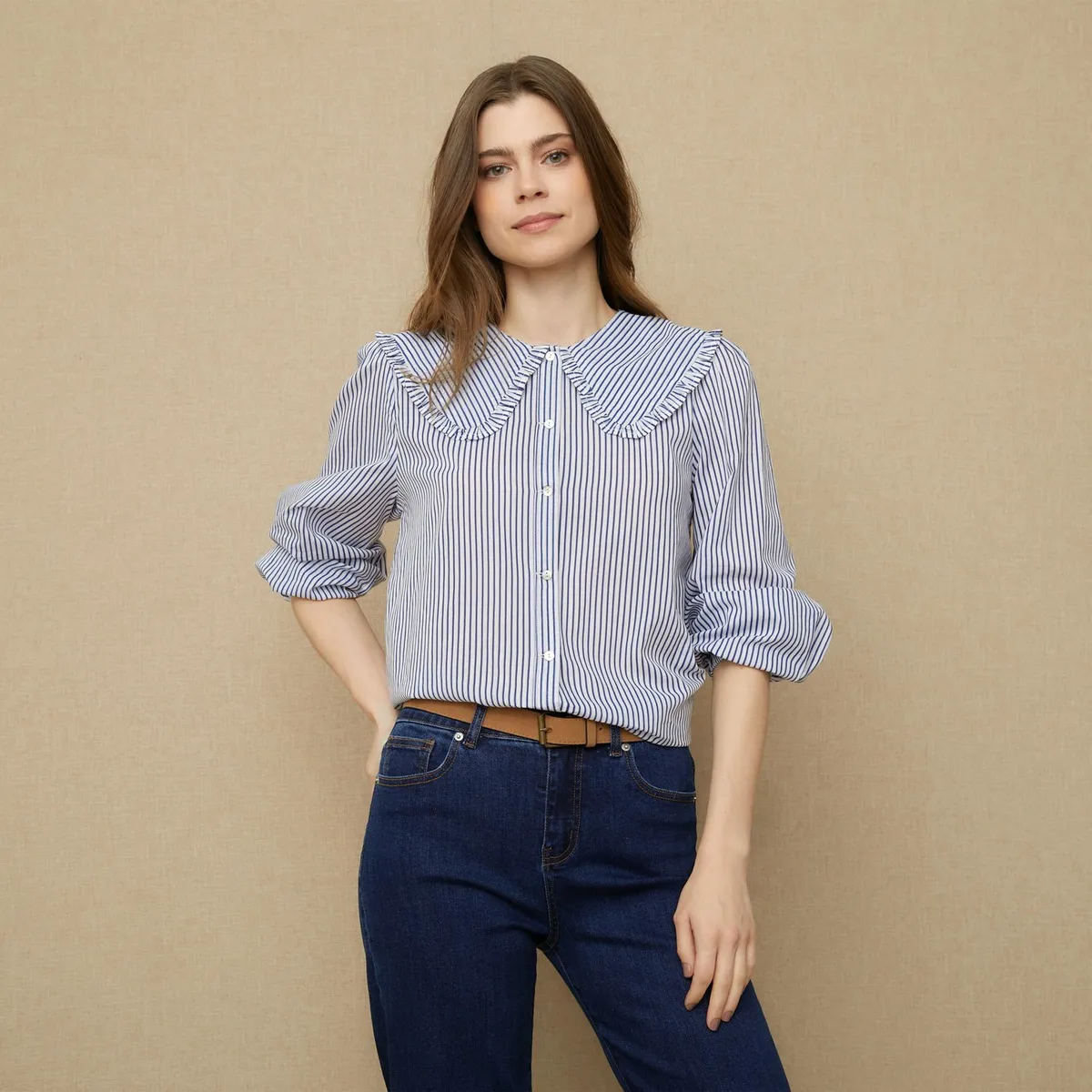 UNIVERSITY CLUB - Blusa Manga Larga Casual Mujer University Club